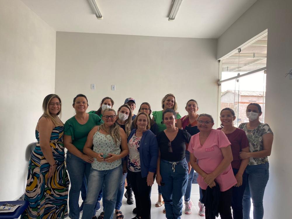 Prefeitura de Soledade se reúne para tratar da campanha de vacinação contra sarampo.