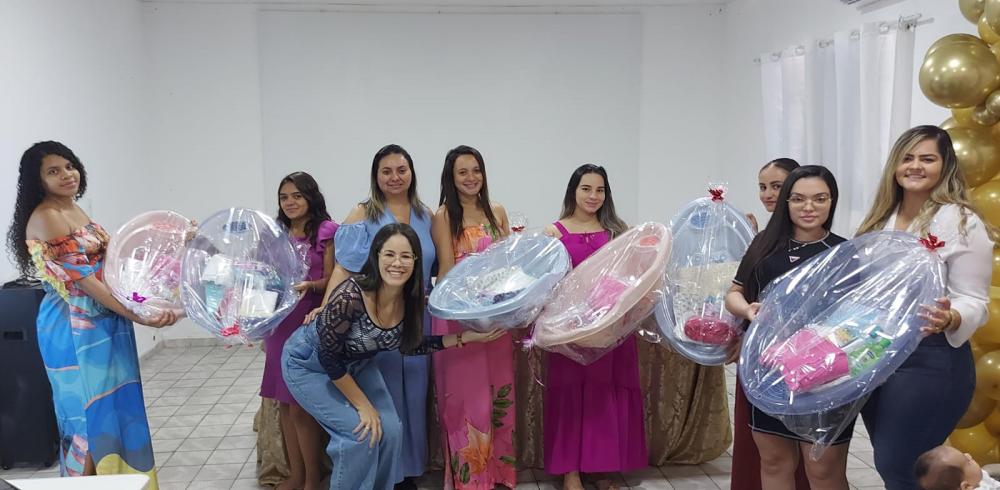 Gestantes de Riacho dos Cavalos participam de palestra sobre importância do aleitamento materno