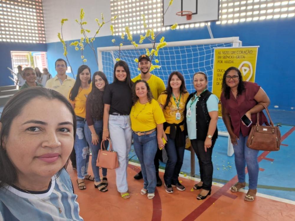 Secretaria de Saúde e de Desenvolvimento Humano e Social de Soledade realizou ação referente a Campanha Setembro Amarelo na ECIT Dr. Trajano Nóbrega.