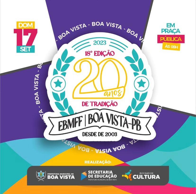 Prefeitura de Boa Vista realiza o 18º Encontro de Bandas Marciais, Fanfarras e Filarmônicas no próximo domingo (17)