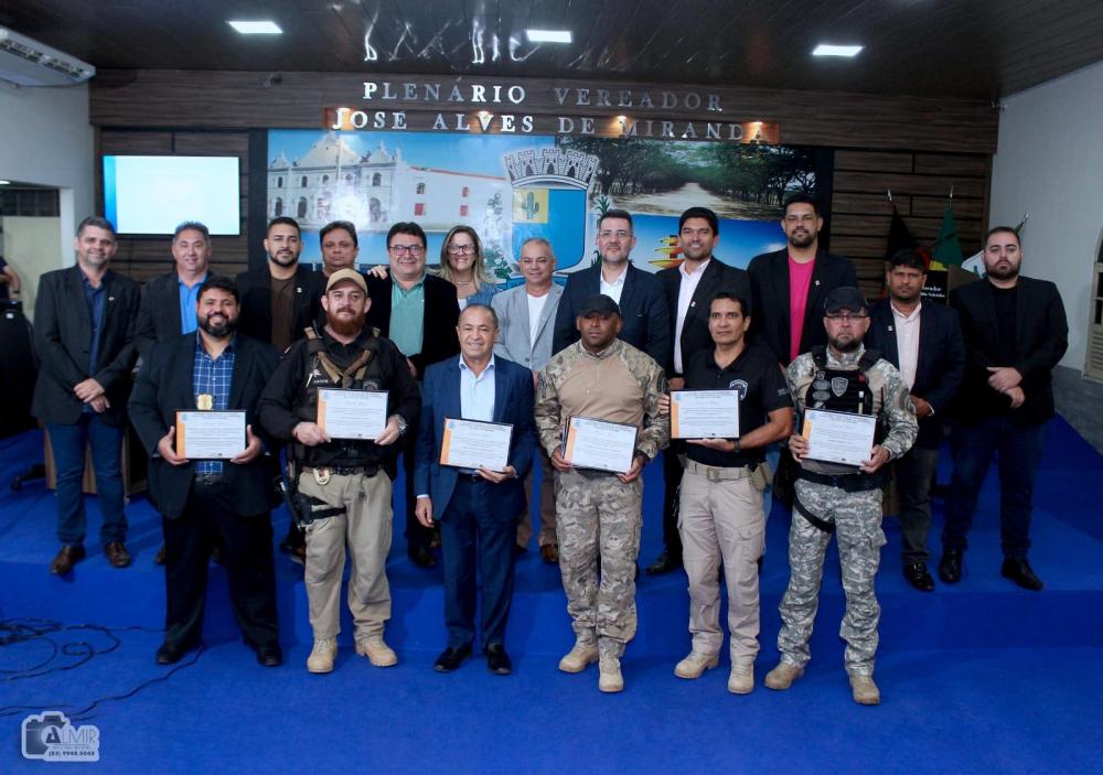 Prefeito de Soledade, Geraldo Moura Ramos, participou da Sessão Solene na Câmara de Vereadores.