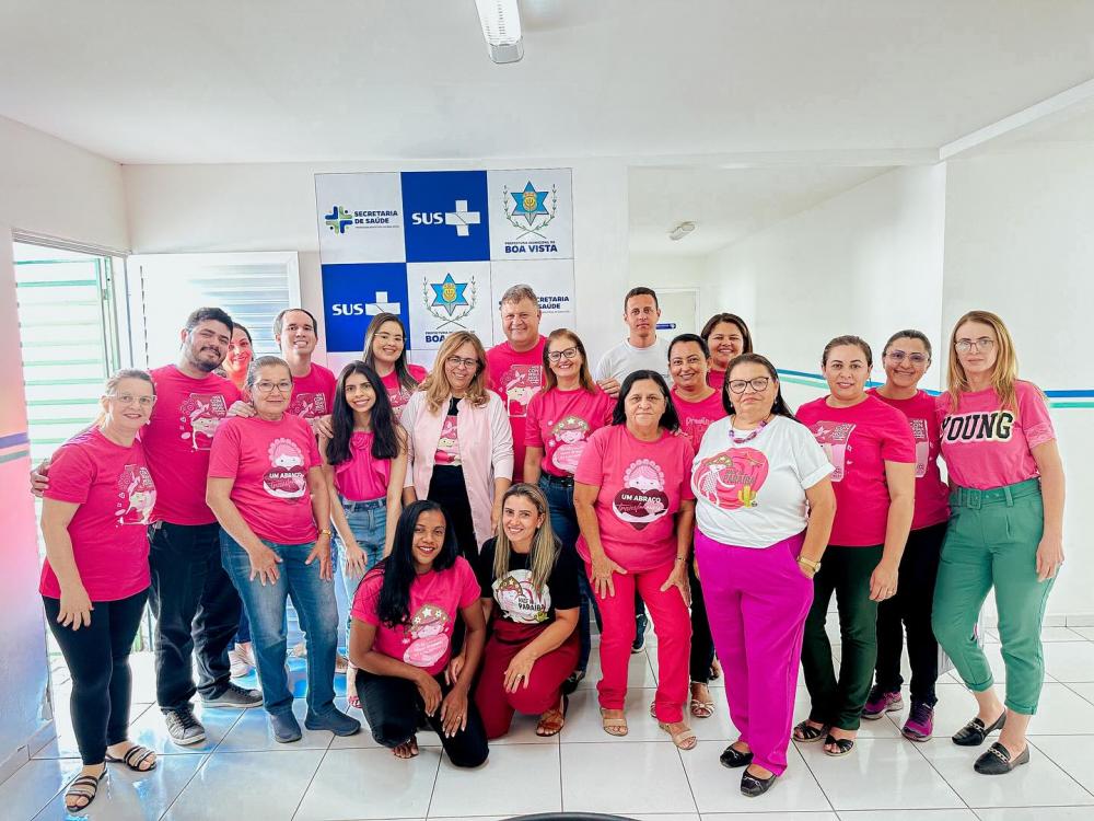 Prefeitura de Boa Vista realiza palestra sobre conscientização sobre o Câncer de Mama.