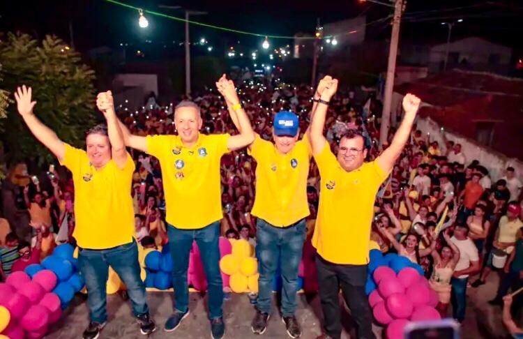 Em Riacho dos Cavalos, Eudim e Hugo deram vitória a todos os seus candidatos 