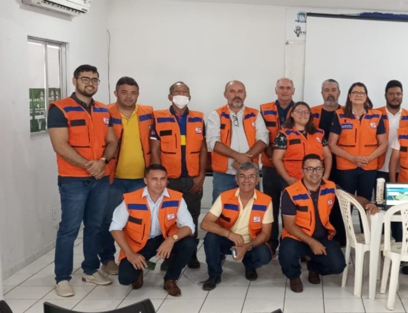 O município de São José do Bonfim participou de treinamento realizado em Patos sobre decreto municipal de situação de Emergência