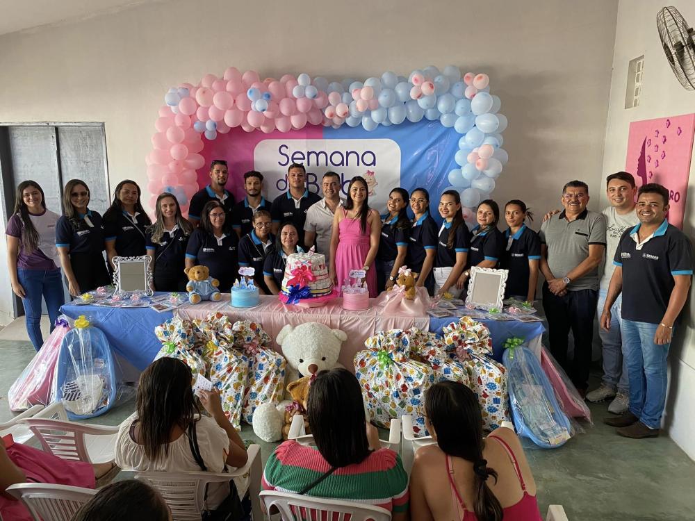 A Prefeitura de Barra de Santa Rosa realiza mais uma Semana do Bebê com gestantes do município 