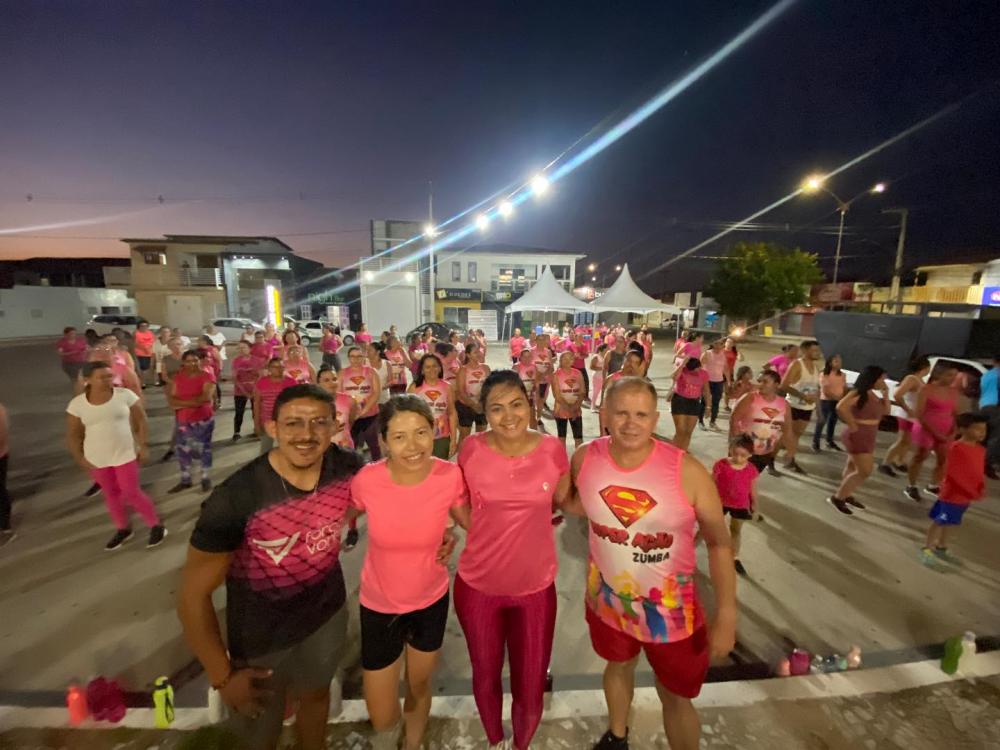 Barra de Santa Rosa em parceria com Academia Força de Vontade e Zumba Superação mobilizam mulheres em ação esportiva 