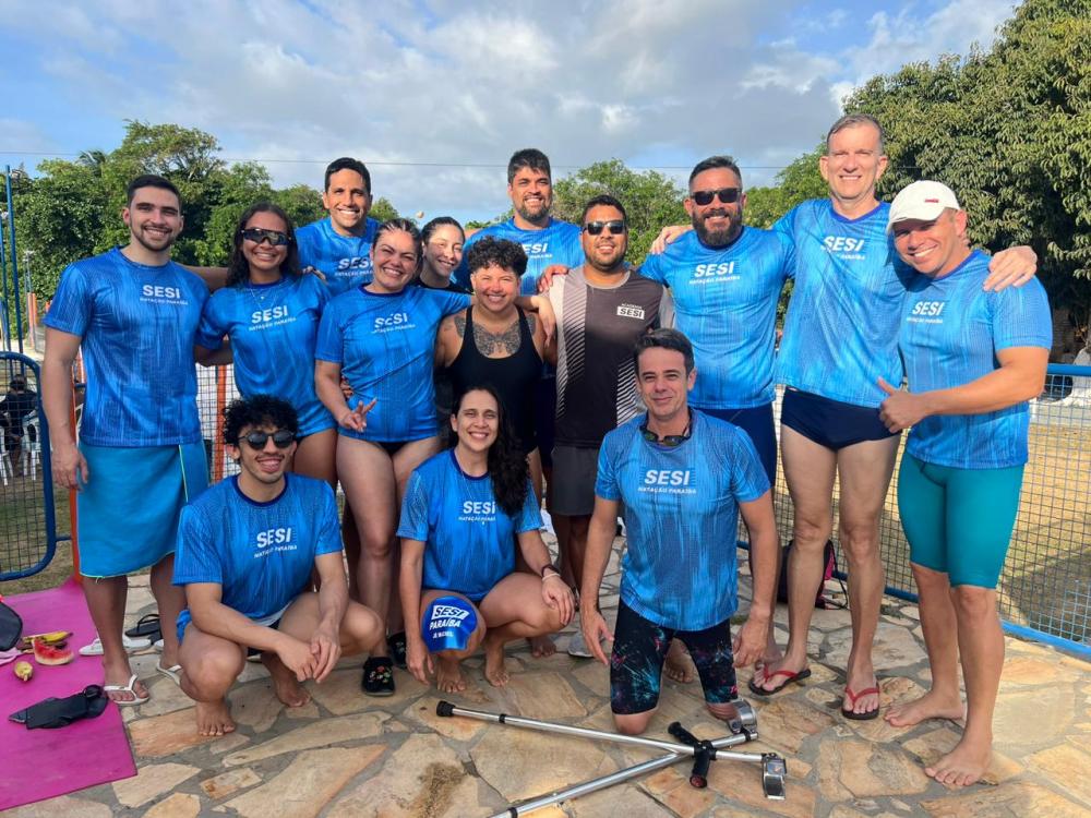 Equipe do SESI PB conquista 45 medalhas no 7º Campeonato Norte Nordeste Interclubes de Natação Master
