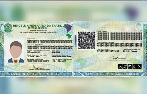 Nova carteira de identidade deve ser emitida em todo o país a partir desta segunda