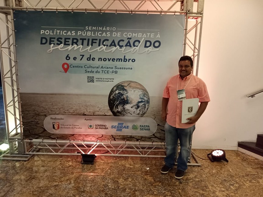 Secretário de Agricultura de Barra de Santa Rosa participa de evento do tribunal de Contas na Capital