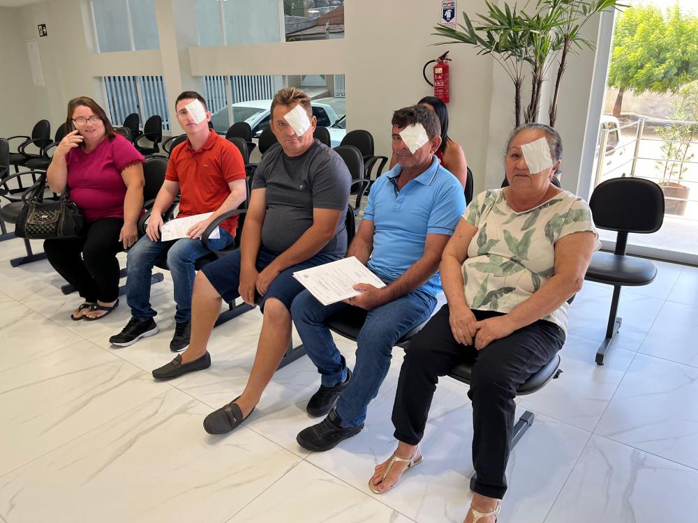 Secretária de Saúde de Riacho dos Cavalos realiza cirurgias de Pterígio.