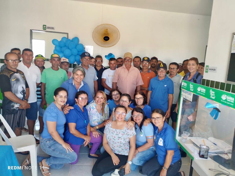 Prefeitura de Barra de Santa Rosa realiza ação em alusão ao Novembro Azul no PSF Anadita Oliveira Lins
