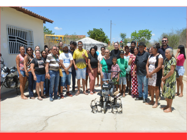 Prefeita de Bom Jesus, Denise Bayma, entrega equipamentos e reforça importância da agricultura familiar no Sitio Mata Fresca