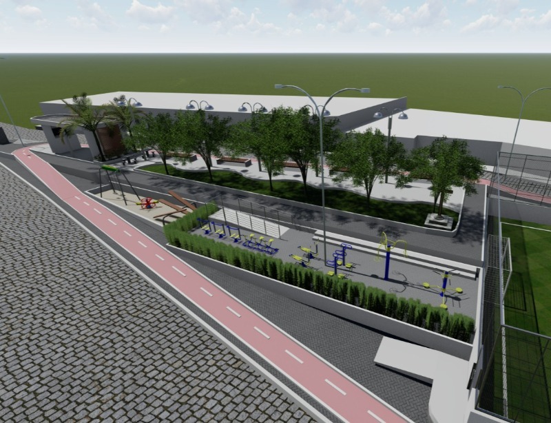 Prefeito de Diamante assina ordem de serviço para construção de Complexo Esportivo