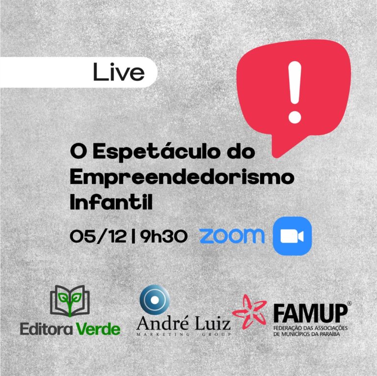 Famup realiza Live para debater a importância da educação empreendedora nas escolas municipais
