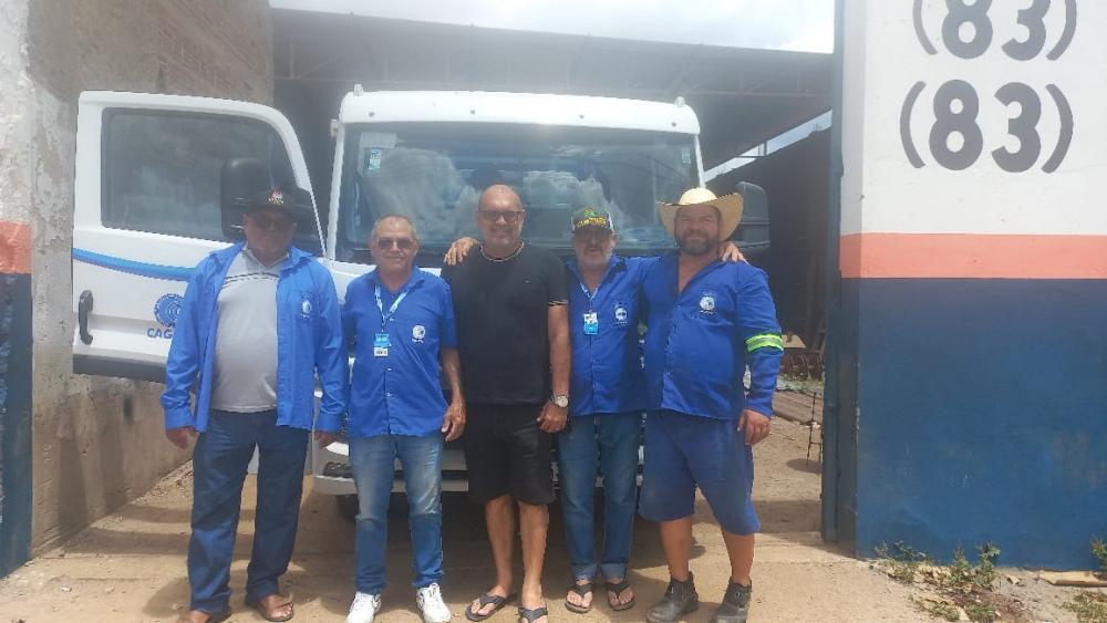 Secretaria de Infraestrutura de Soledade em parceria com a CAGEPA, está realizando obras de ampliação da rede de abastecimento de água potável