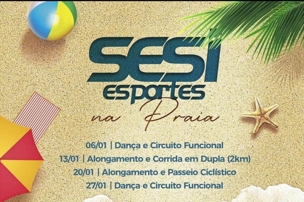 SESI PB realiza mais uma edição do “Esportes na Praia”