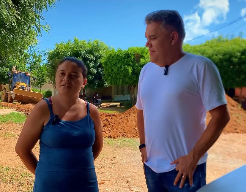 Prefeitura de Diamante inicia construção de praça na rua Antônio Franco