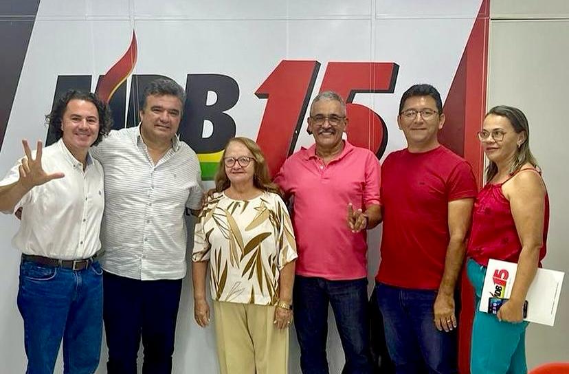 Pré candidato de Pilar, Clodoaldo Beltrão, visita senador Veneziano em João Pessoa