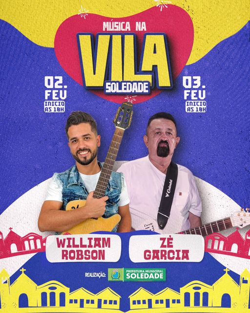 Prefeitura de Soledade realiza mais uma edição do Projeto Música na Vila neste fim de Semana