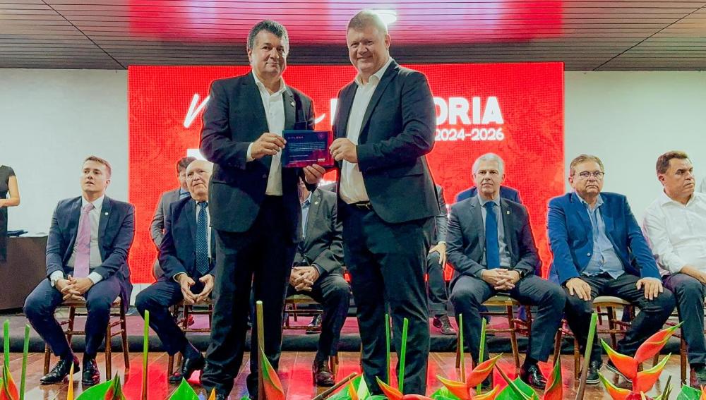 Prefeito de Boa Vista toma posse como 1° vice-presidente da Famup