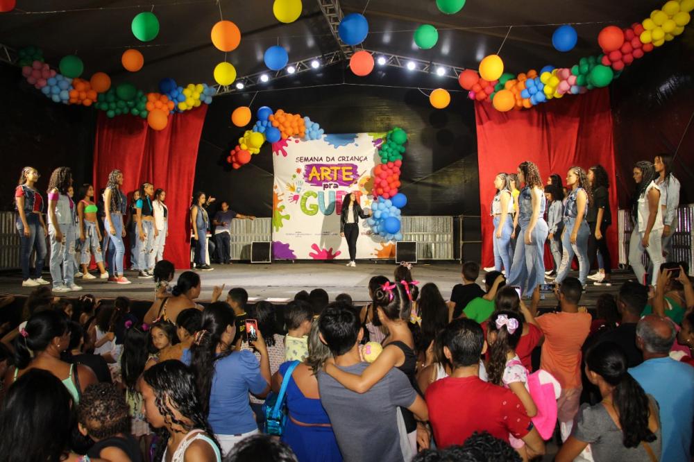 Em Cabedelo, Festival Infantil Arte para Guri leva encantos e diversão no Dia das Crianças do município