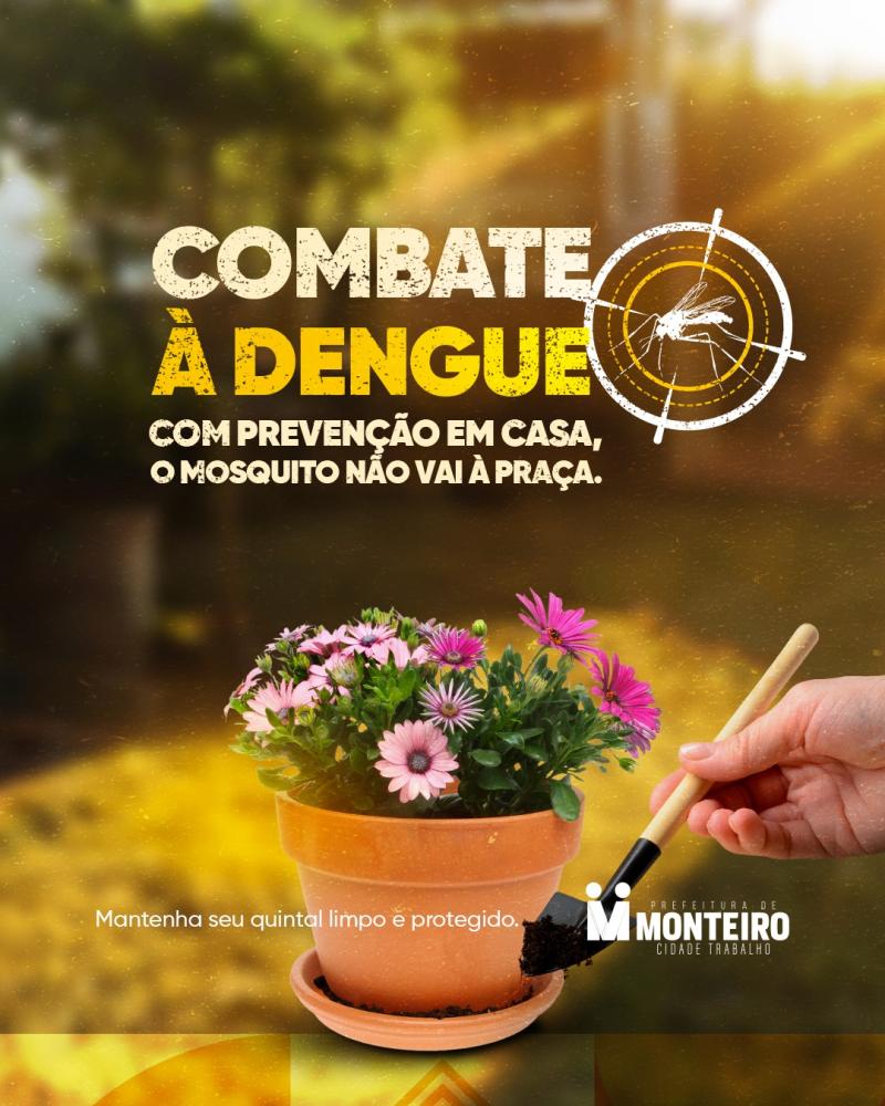 Prefeitura de Monteiro promove Dia D de combate à dengue neste sábado, dia 24