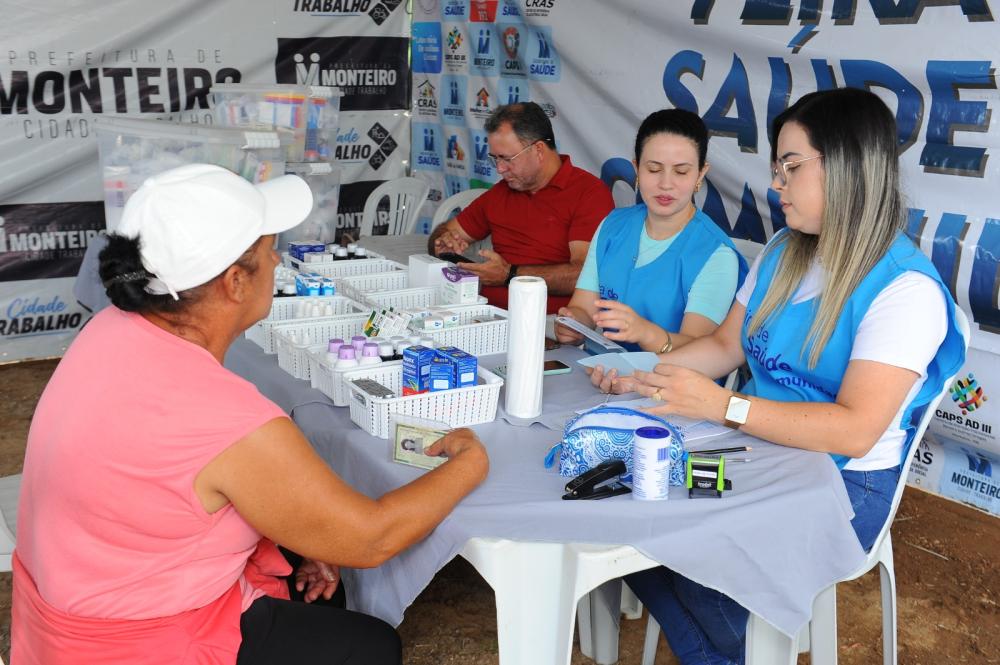 Prefeitura de Monteiro realiza mais uma Ação da Feira de Saúde na Comunidade