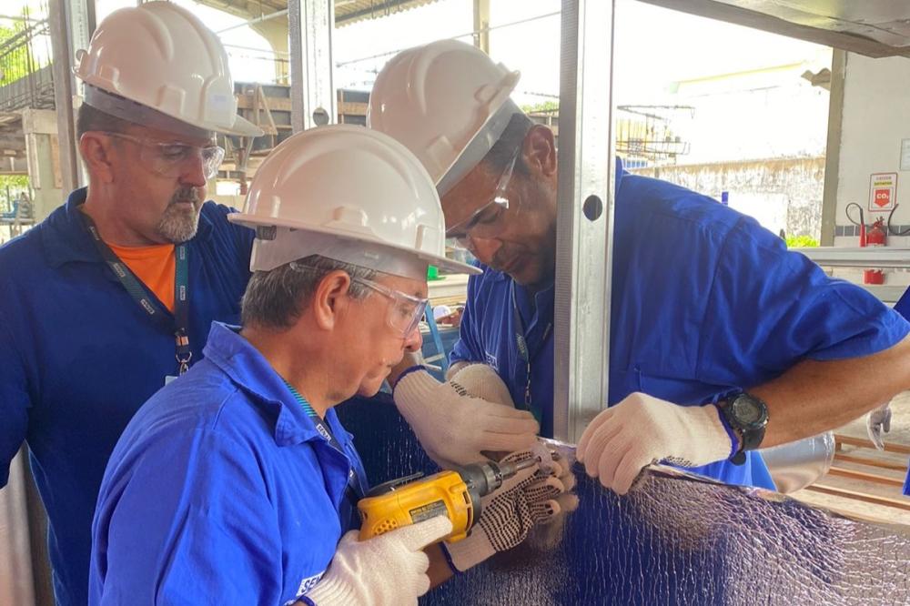 SENAI da PB firma parceria com empresa de Isolamento Térmico para capacitar instrutores da área da Construção Civil