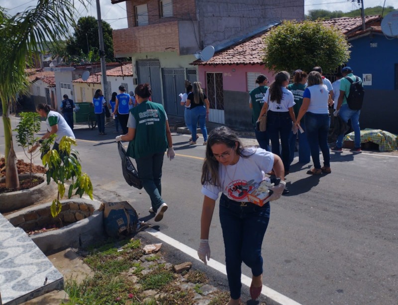 Prefeitura de São José do Bonfim realiza mutirão de combate à dengue 