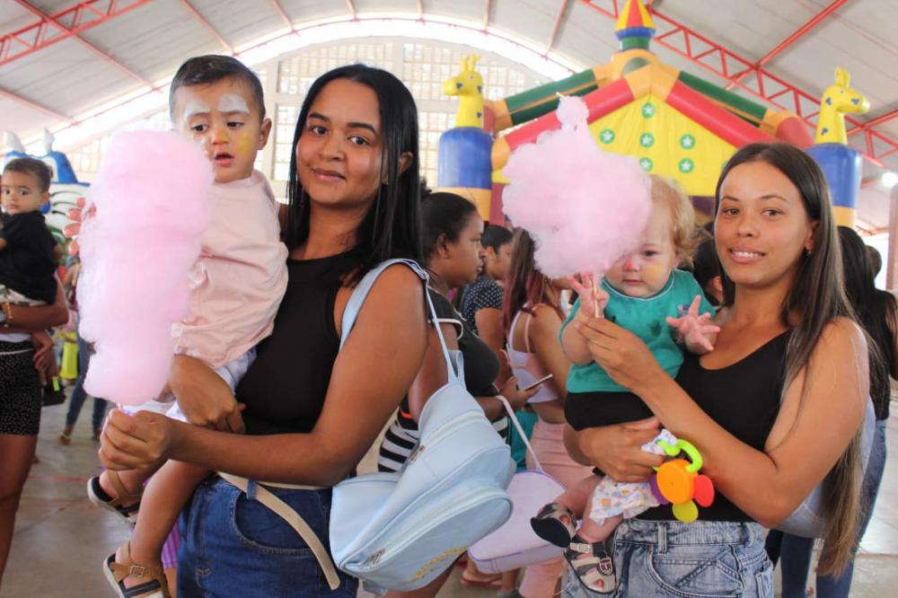 Prefeitura de Matureia promove festa em alusão ao Dia das Crianças com 200 crianças do Criança Feliz