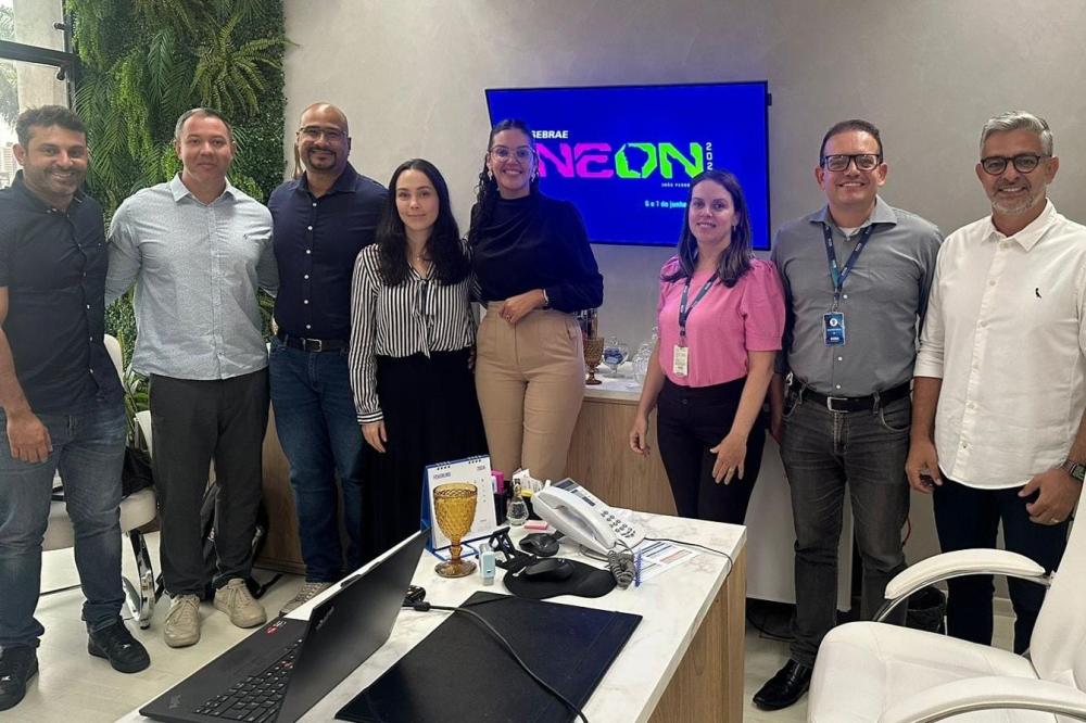 SENAI PB recebe equipes do SEBRAE para reunião sobre o Nordeste On (NEon)