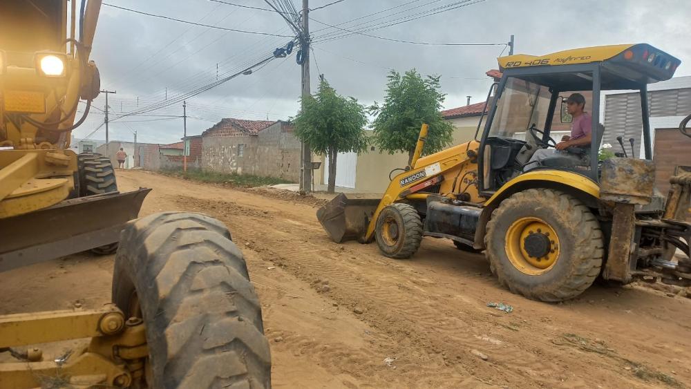 Prefeitura de Soledade inicia preparação para pavimentação no Bairro Bela Vista