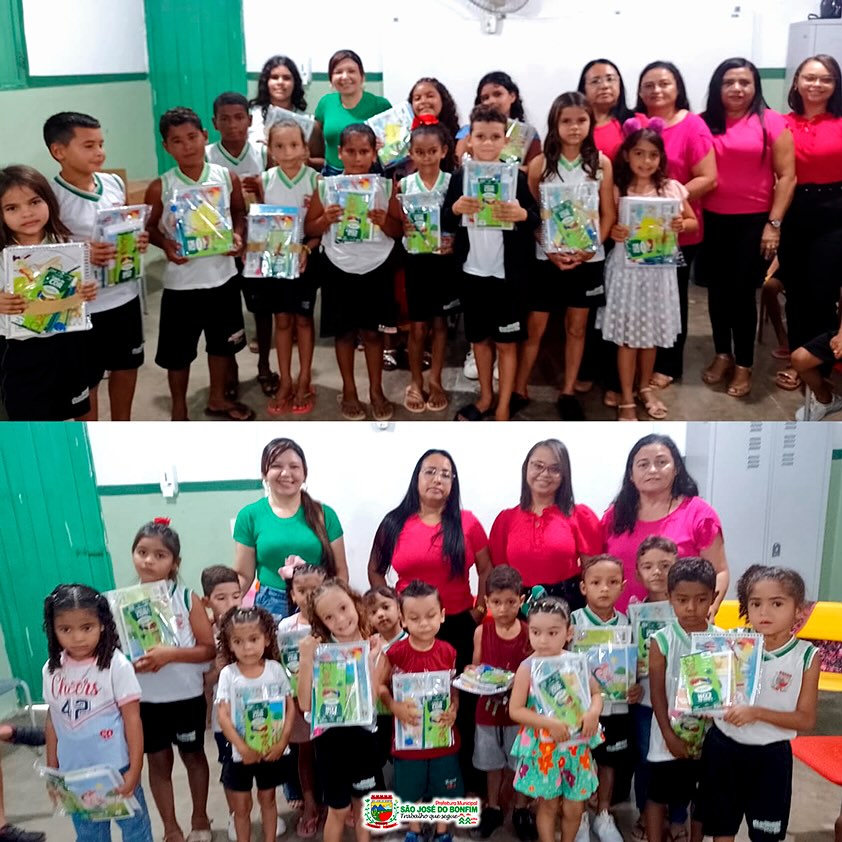Prefeitura de São José do Bonfim e Secretaria de Educação iniciam entrega de kits escolares para alunos das Escolas municipais
