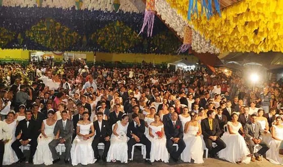 Inscrições para Casamento Coletivo 2024 no São João de Campina Grande acontecem até quarta-feira