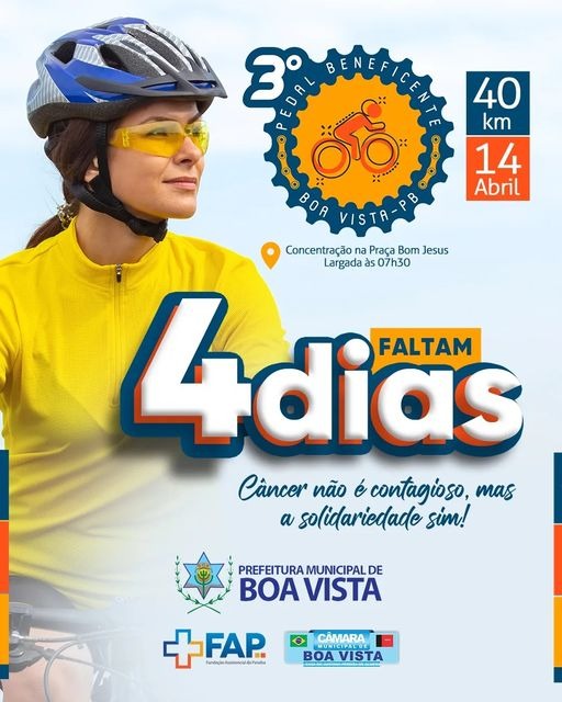 Boa Vista se prepara para a 3ª Edição do Pedal Beneficente neste domingo