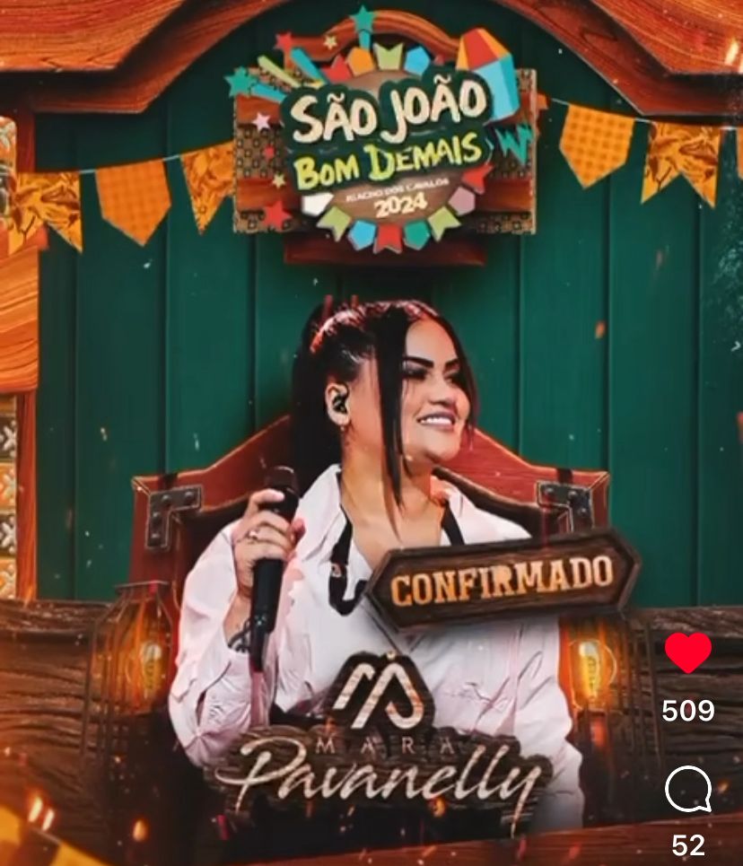 Prefeitura de Riacho dos Cavalos anuncia atração de destaque para o São João Bom Demais 2024