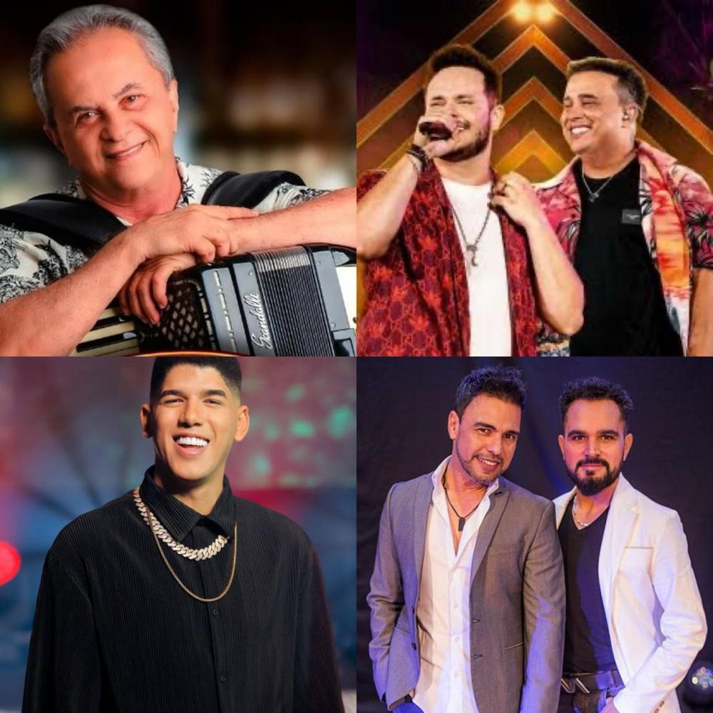 São João de Monteiro 2024 traz Flávio José, Matheus e Kauan, Zé Vaqueiro e Zezé di Camargo e Luciano