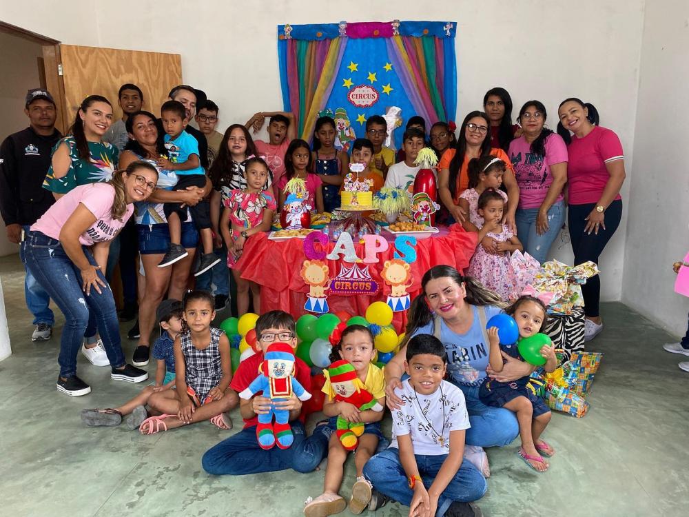 Em Barra de Santa Rosa, brincadeiras e guloseimas marcam a comemoração do Dia das Crianças do CAPS no município