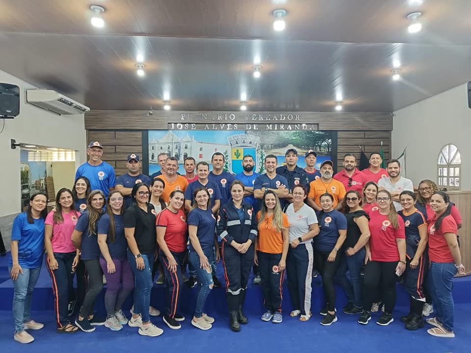 Prefeitura de Soledade sedia o Curso de Atualização de Resgate e APH para profissionais do SAMU de diversos municípios.