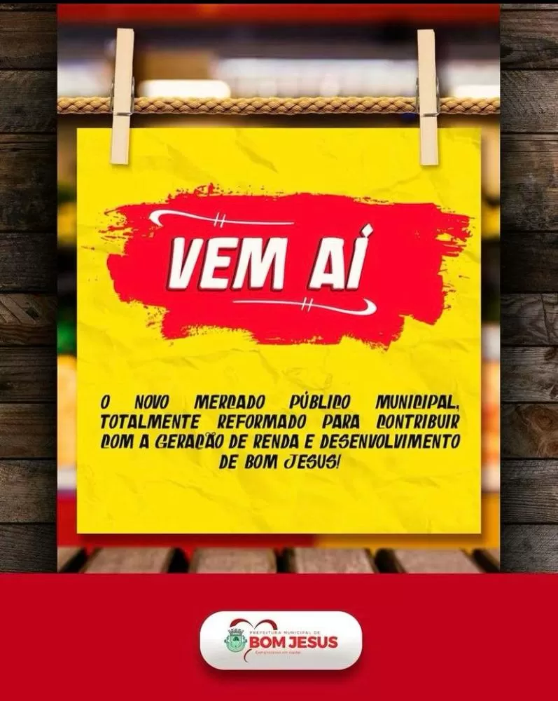 Prefeitura de Bom Jesus Celebra Inauguração do Mercado Público Totalmente Reformado 