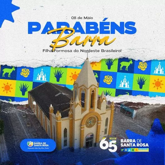 Prefeitura de Barra de Santa Rosa Celebra 65 Anos de Emancipação Política com Grande Festividade