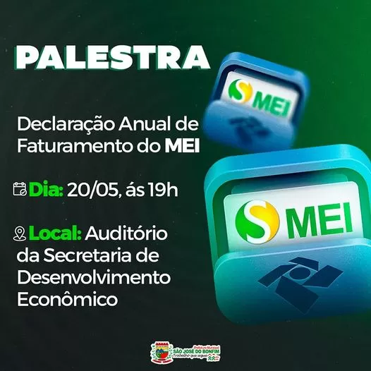 Prefeitura de São José do Bonfim promove palestra sobre Declaração Anual de Faturamento do MEI
