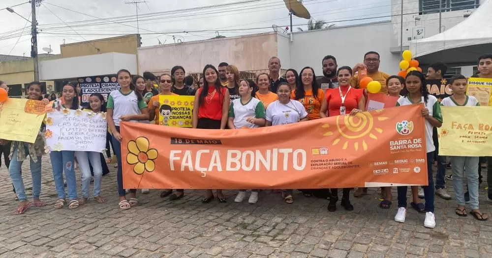 Prefeitura de Barra de Santa Rosa Realiza Semana de Ações Contra Abuso e Exploração Sexual de Crianças e Adolescentes