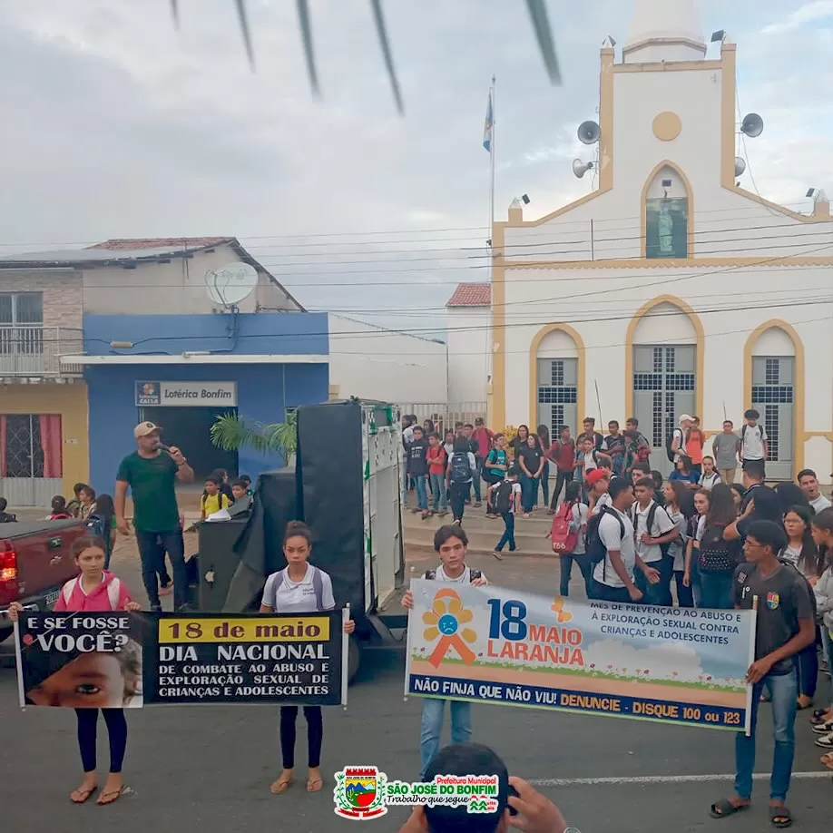 São José do Bonfim Promove Semana de Conscientização Contra a Violência Sexual Infantil