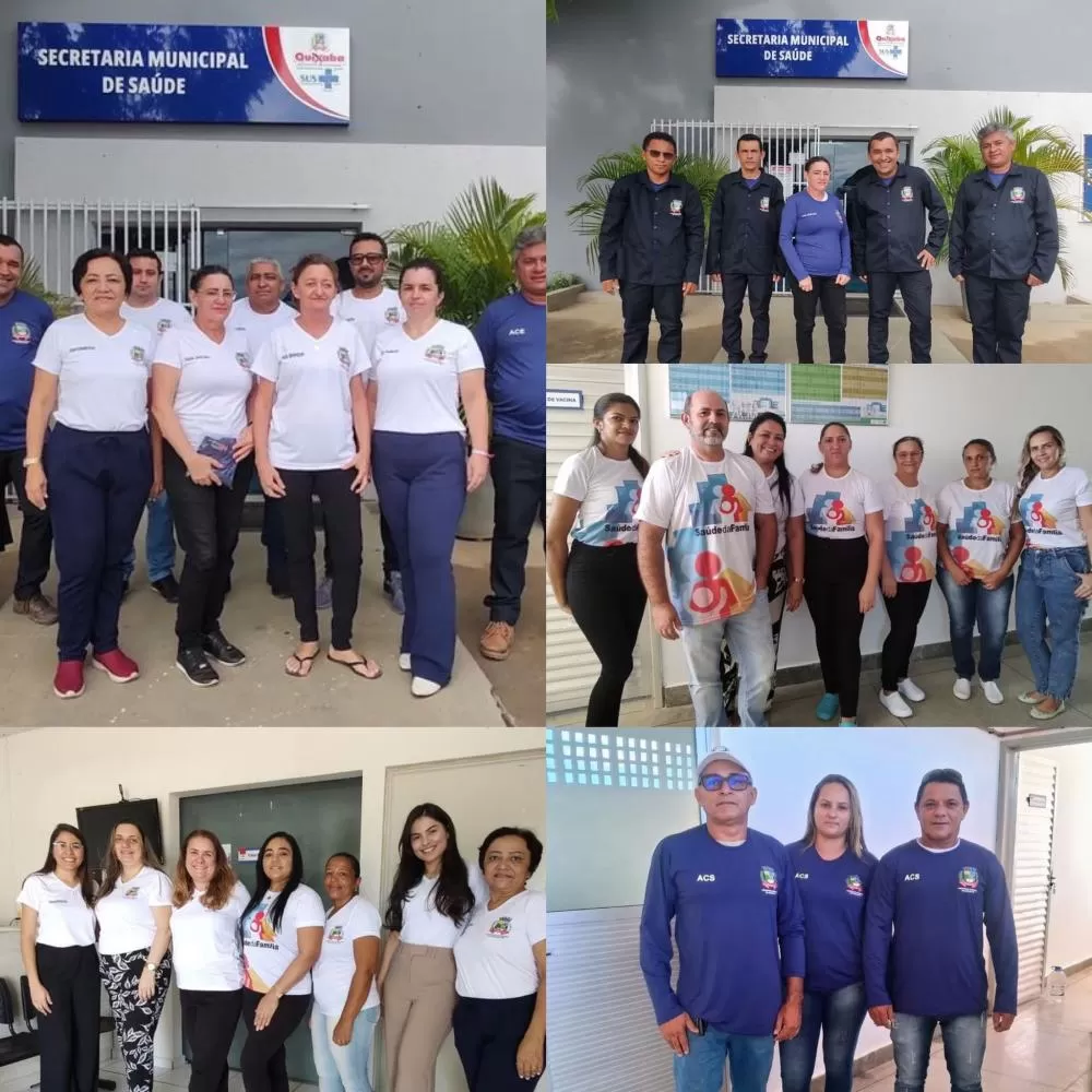 Prefeitura de Quixaba entrega fardamento para profissionais da Secretaria de Saúde