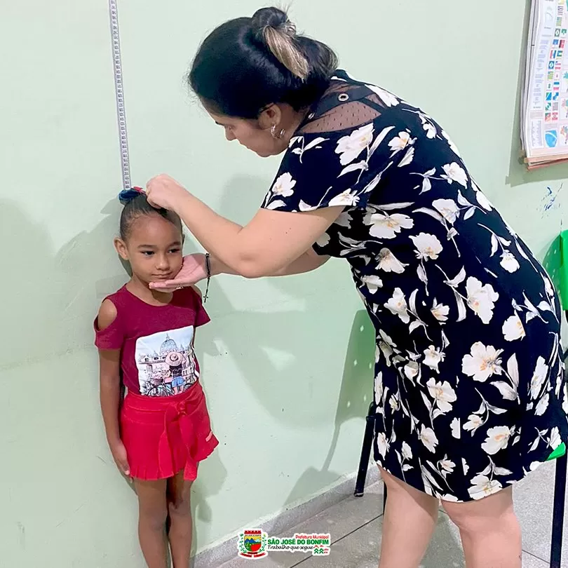 Prefeitura de São José do Bonfim realiza acompanhamento nutricional em alunos da Escola Humberto Lucena