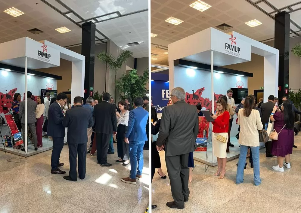 Famup participa da Marcha em Defesa dos Municípios e disponibiliza stand para apoio a prefeitos e prefeitas; evento termina nesta quinta-feira