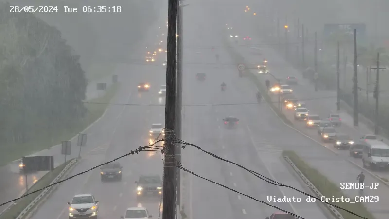 João Pessoa e cidades litorâneas da Paraíba estão sob alerta de chuvas intensas até esta quarta