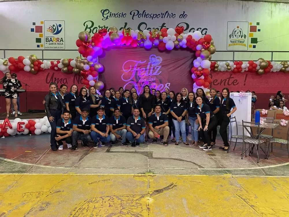 Prefeitura de Barra de Santa Rosa celebra Dia das Mães com grande evento no Ginásio Poliesportivo