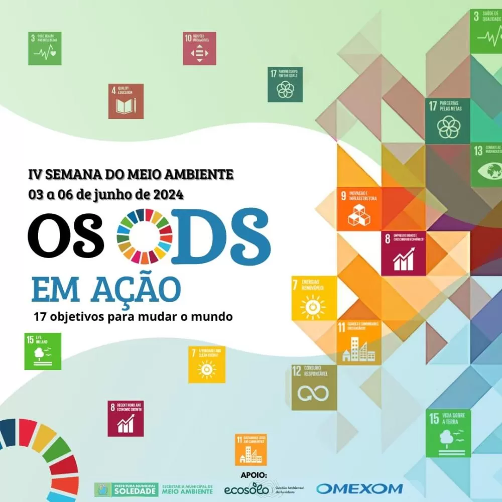 Prefeitura de Soledade promove IV Semana de Meio Ambiente; confira a programação